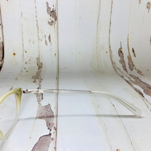 Michael Kors Rectangular Ivory Silver Eyeglasses Frames NWOT - Picture 7 of 12